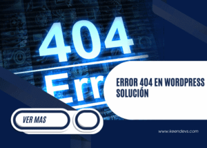 Error 404 en WordPress solución