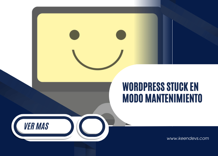 WordPress stuck en modo mantenimiento