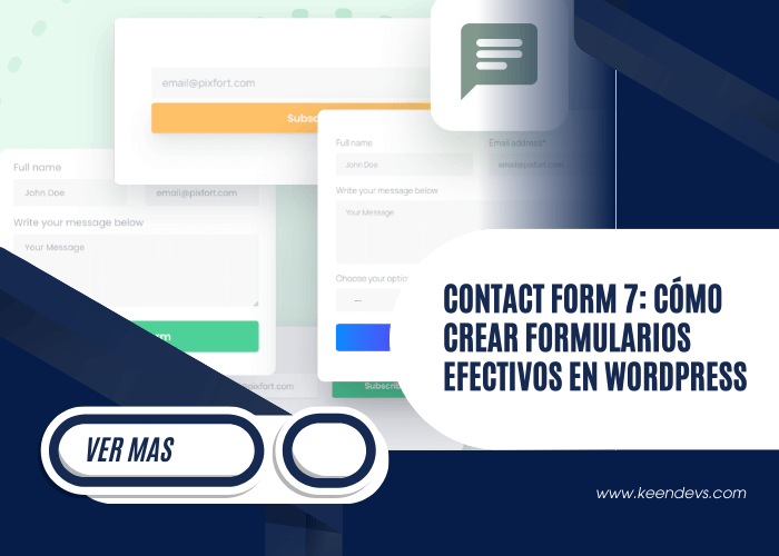 Contact Form 7 cómo crear formularios 1 Contact Form 7 cómo crear formularios efectivos en WordPress