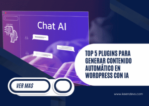 Top 5 plugins para generar contenido automático en WordPress con IA