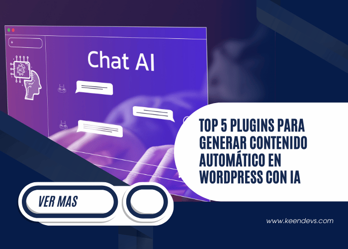 Top 5 plugins para generar contenido automático en WordPress con IA